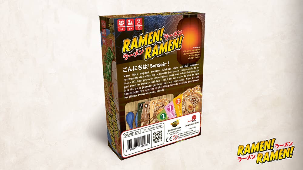 Japanime Games - Ramen! Ramen! - Boardgame