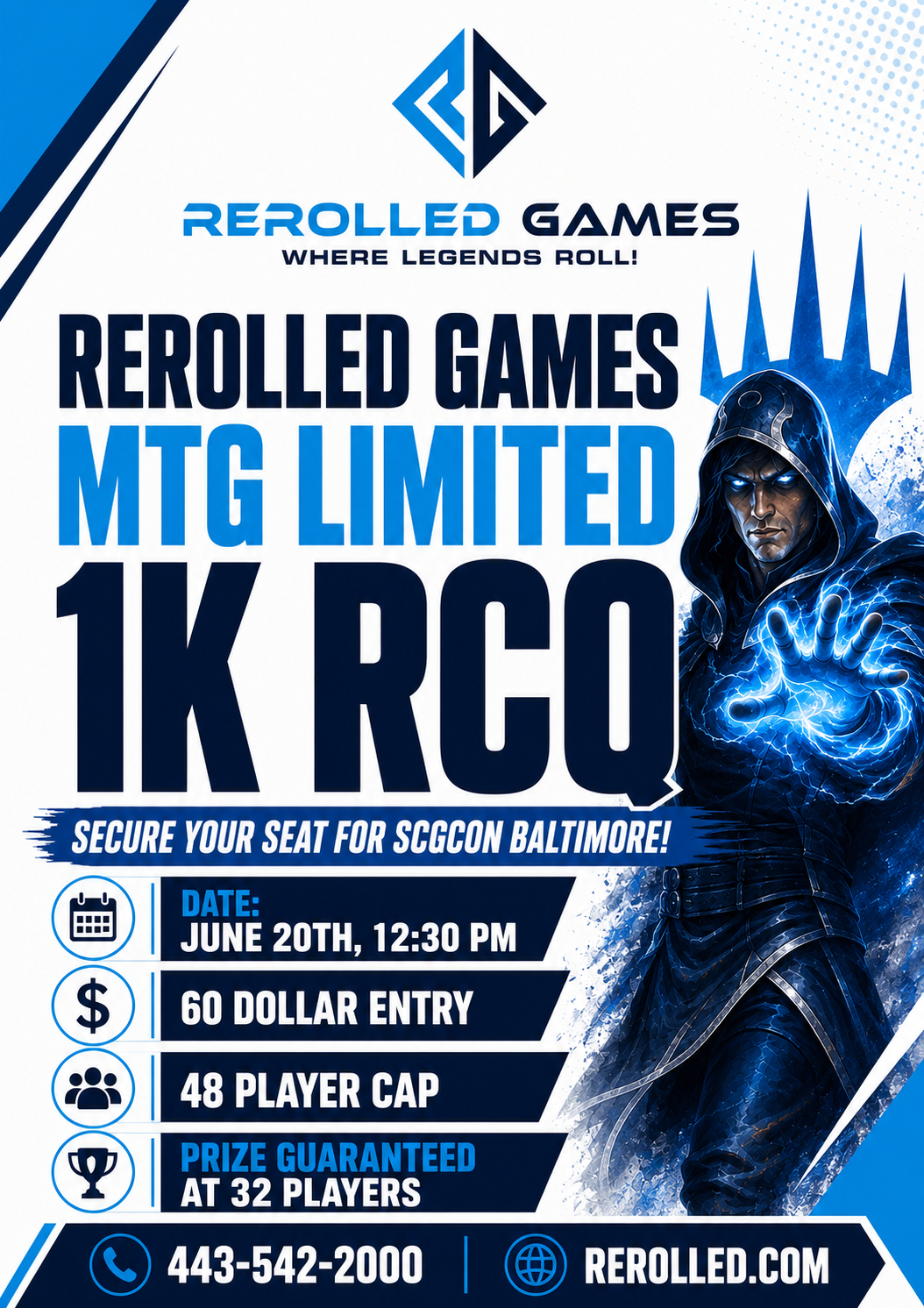 Rerolled Games - 1K MTG Marvel Super-Heroes Limited RCQ June 20th @ 12:30 PM