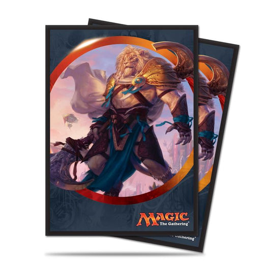 Ultra Pro: Aether Revolt Ajani Unyeilding Standard Deck Protector Sleeves (80 ct)