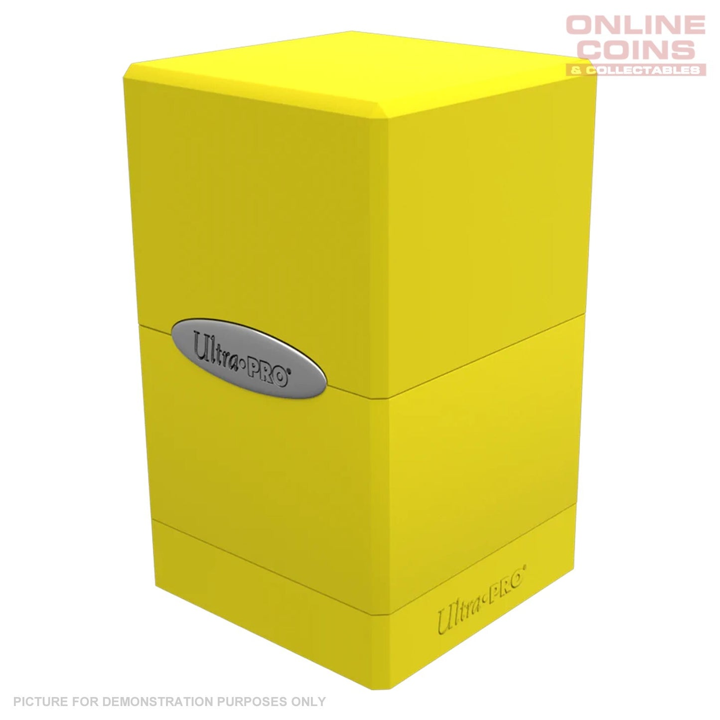 Ultra Pro: Lemon Yellow Satin Tower Deck Box